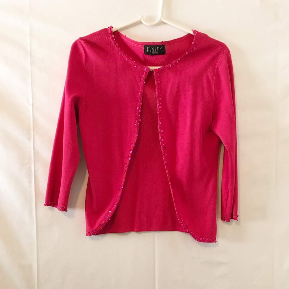 Sweater Shrug 3/4 Sleeve EUC